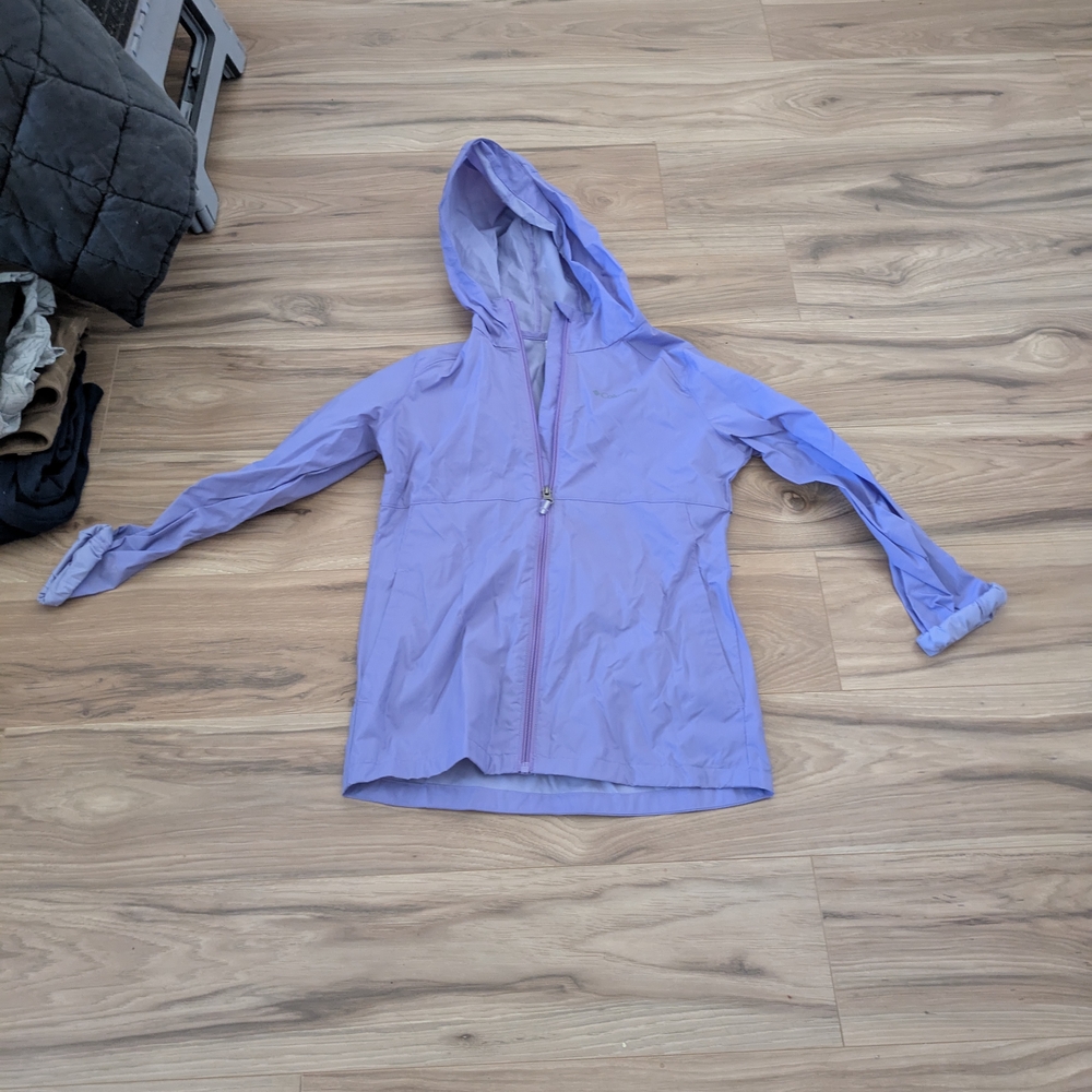 Light Purple Hooded Jacket